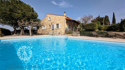 Splendide villa avec vues mer, Canigou, Albères