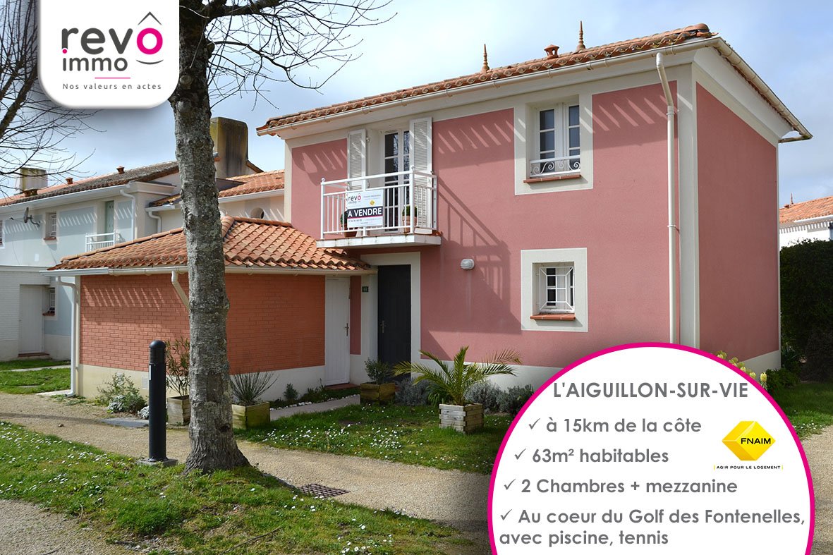 Maison Vente L'Aiguillon-sur-Vie 4p 63m² 249600€