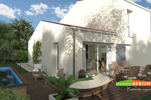 Projet de construction d'une maison 116.87 m² avec terra...