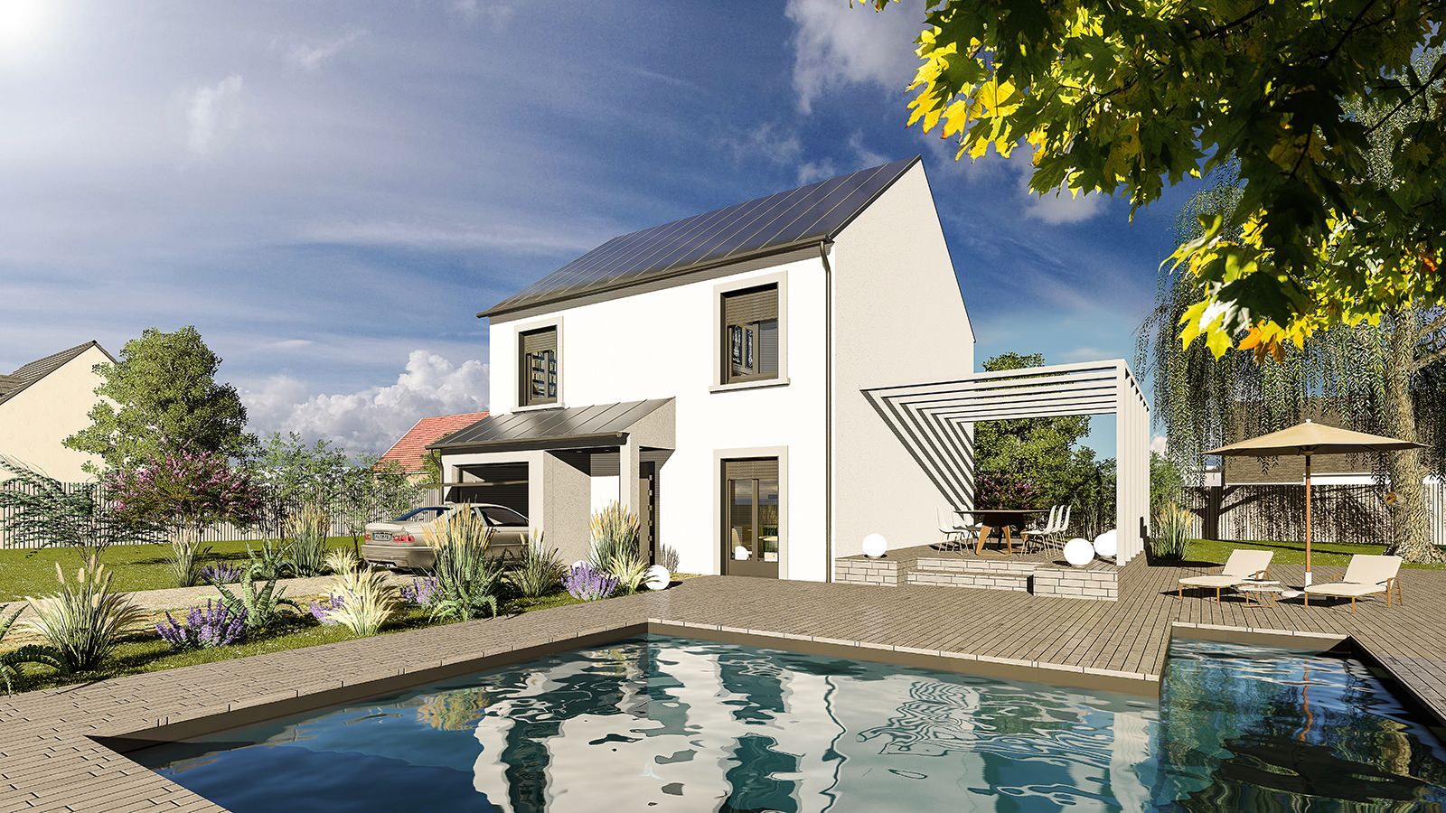 Vente Maison neuve 91 m² à Tremblay-les-Villages 190 574 €