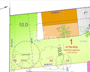 Terrain 675 m² Bassens