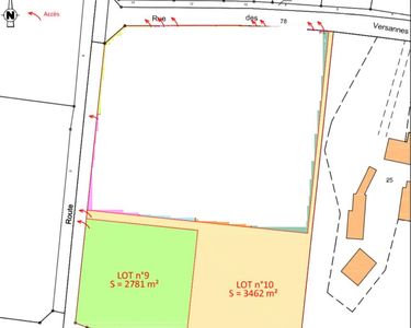 Terrain constructible 6231m² Biozat 12min Vichy