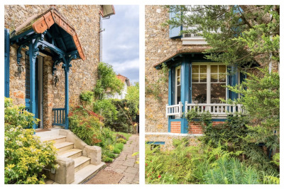 Superbe meulière familiale avec jardin au calme et ensoleillé.