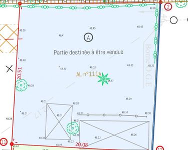 Terrain 455 m² Caumont Sur Durance