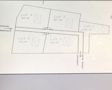 Terrain constructible centre village