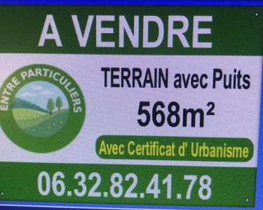 TERRAIN Constructible 568 m² avec puits