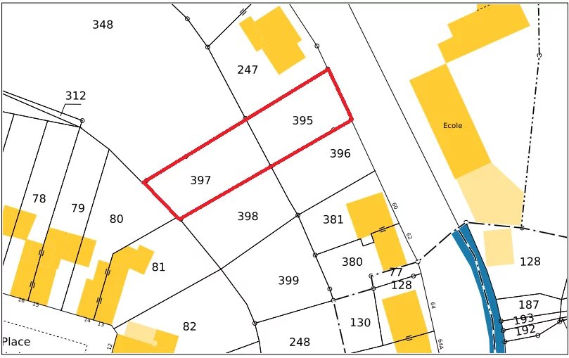 Terrain Vente Ottange  690m² 115000€