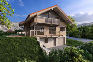 Maison contemporaine neuve à Mourex- Grilly près de Divonne-les-Bains et de la frontière Suisse