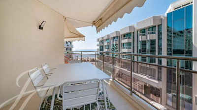 Proche Croisette Bel appartement avec large terrasse vue mer