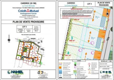 Terrain 440 m² 