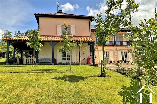 Maison de caractère 5 chambres, grand jardin et belle vue 