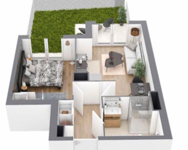 Appartement T2 Rez de jardin Rungis