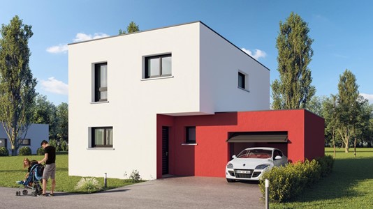 Terrain constructible + maison de 104 m² à Galfingue