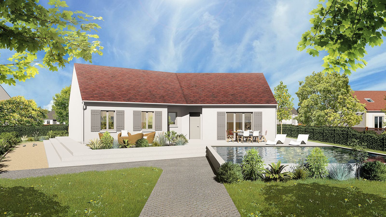 Vente Maison neuve 90 m² à La Croix-en-Brie 229 790 €