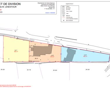 Terrain Vente Cadours   60000€