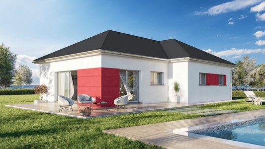 Terrain constructible + maison de 138 m² à Galfingue