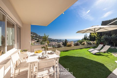 Appartement vue panoramique sur la baie de Villefranche