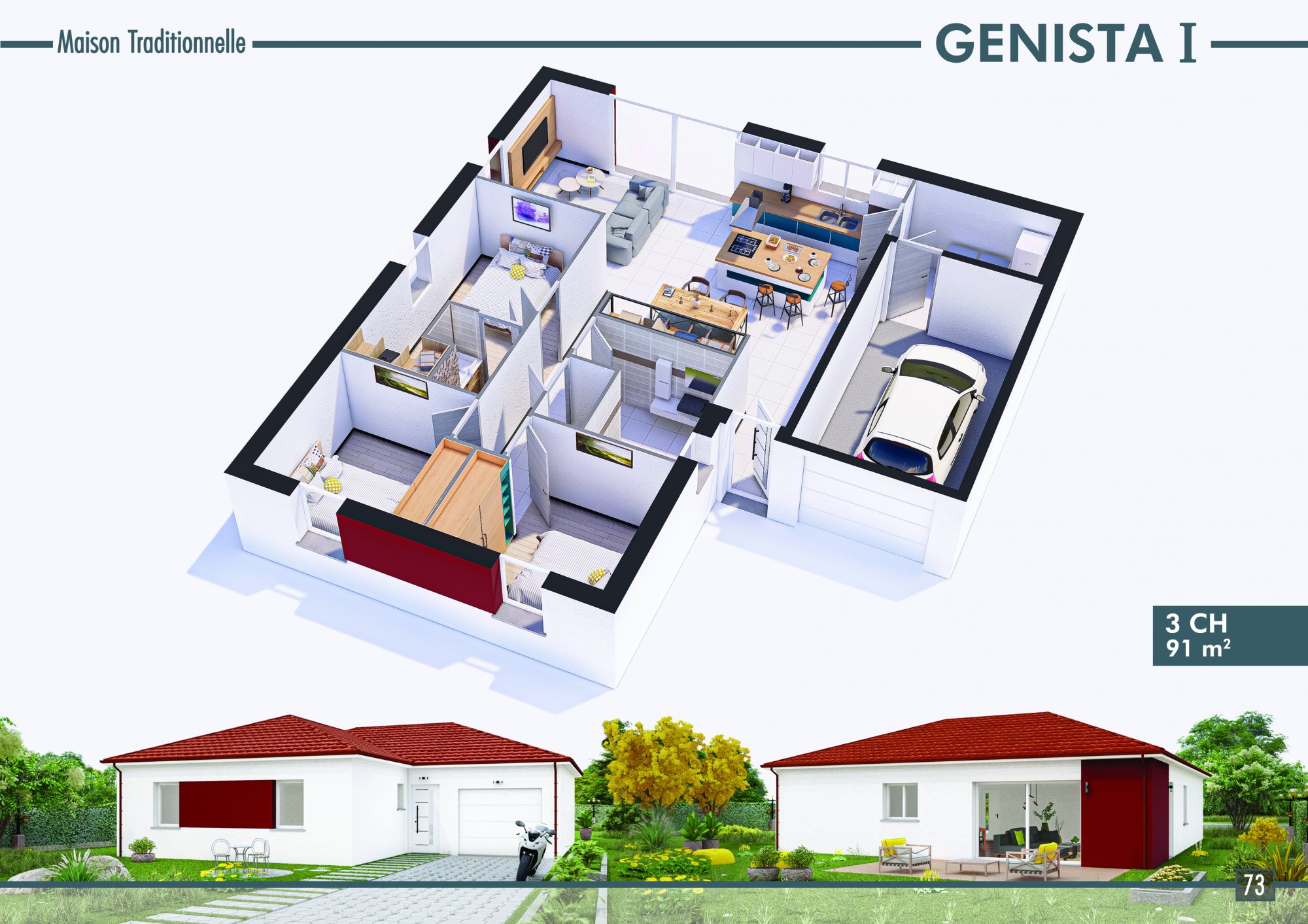 Maison neuve à construire 