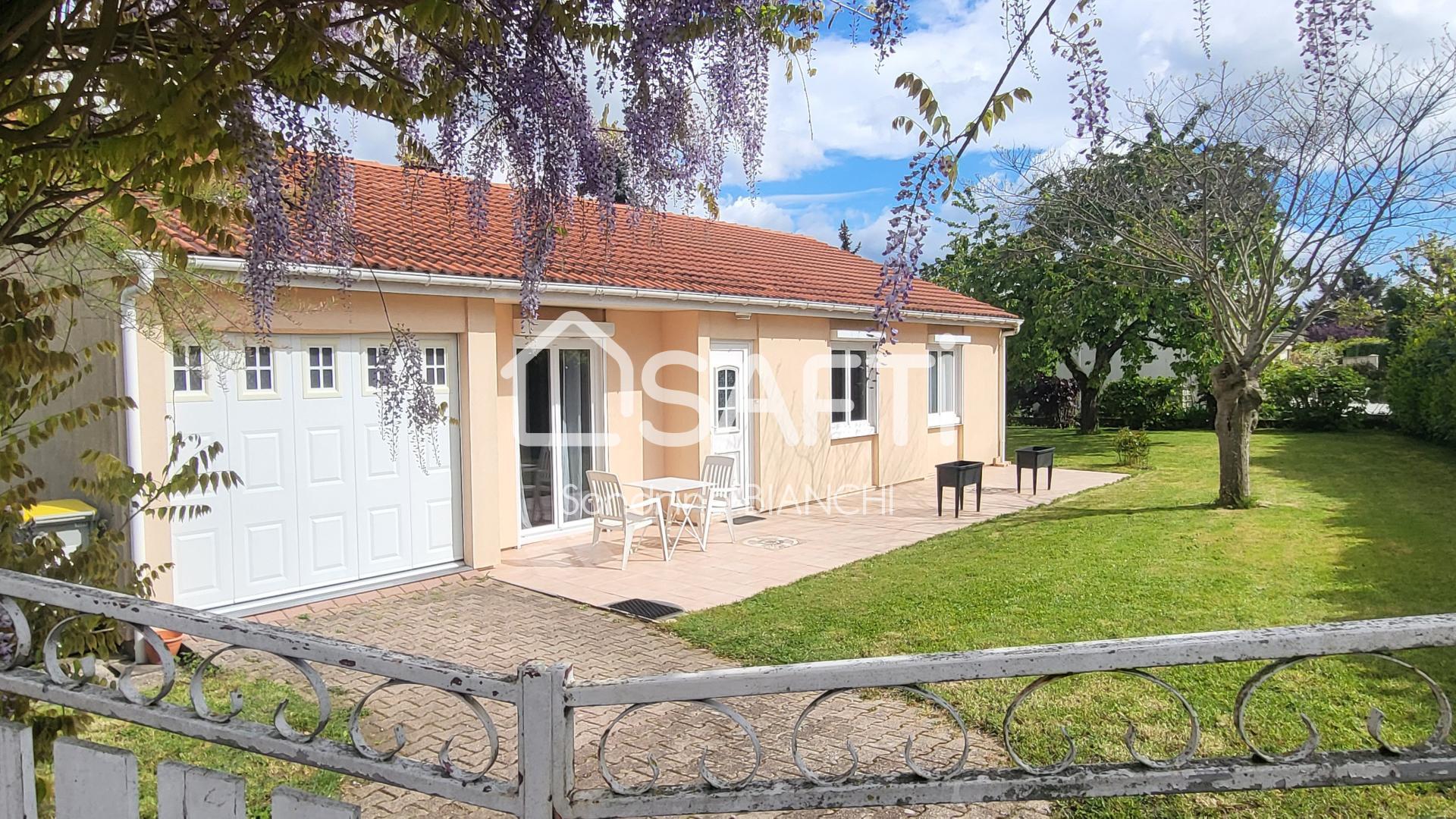 Plain pied 4 chambres avec garage