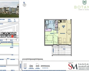 T2 dans résidence neuve 