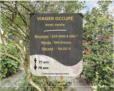 Maison en viager 4 pièces 105 m²