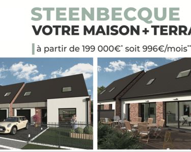 STEENBECQUE, coeur du village, maison 2024 (6km d'Hazebrouck)