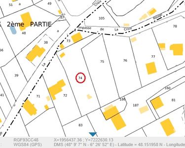 Terrain constructible à EPINAL