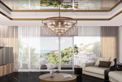 LUXUEUX APPARTEMENT DE 95M² VUE MER À 5MIN DE MONACO