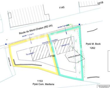 Terrain 404 m² Thollon Les Memises 