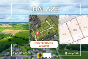 Nouveau terrain à bâtir à BALAZE