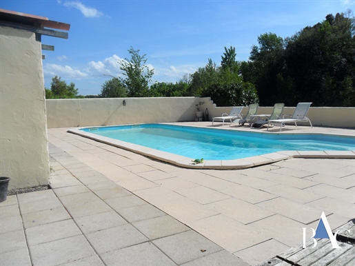 Axe Limoux-Carcassonne, Maison de village avec piscine et jardin