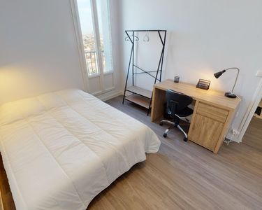 Chambre en colocation avec balcons