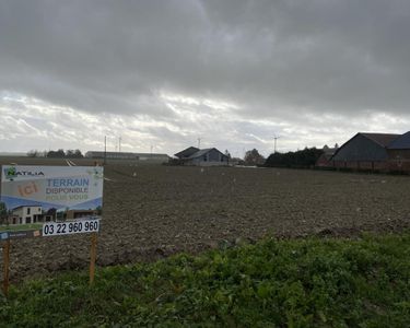 Terrain 850 m² Parvillers Le Quesnoy