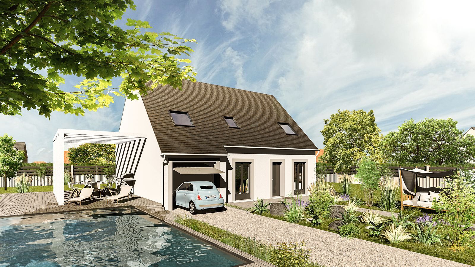 Vente Maison neuve 112 m² à Tremblay-les-Villages 226 939 €