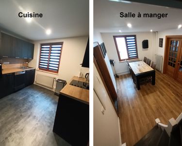 Appartement 90m + Local commercial 32m