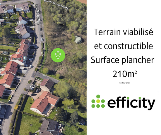 Terrain 619 m²