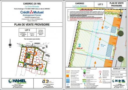 Terrain 438 m² 