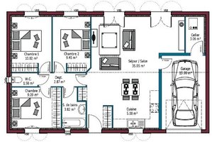 Maison 4 pièces 80 m²