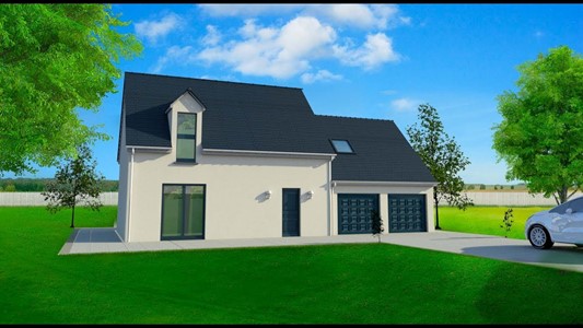 A construire maison T5 91 m²