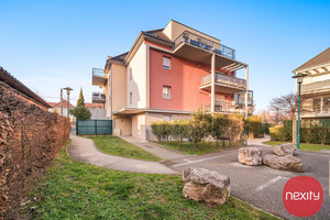 Sierentz, F2 avec terrasse, garage et cave, idéalement située.