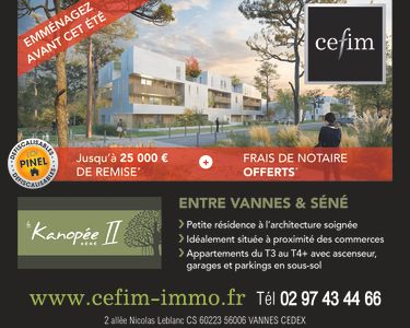 Appartement de 87 m² entre Vannes et Séné