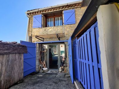 Jolie maison en pierre rénovée avec jardin