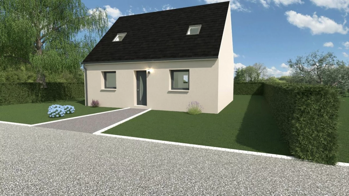 Terrain + maison 90 m²