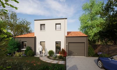 Projet de construction d'une maison neuve de 108.08 m² avec terrain à SAINT-AUBIN-DES-ORMEAUX (85)