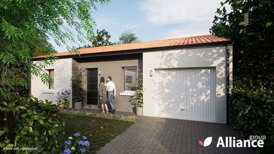 Projet de construction d'une maison neuve de 71.3 m² avec terrain à L'AIGUILLON-SUR-VIE (85) 