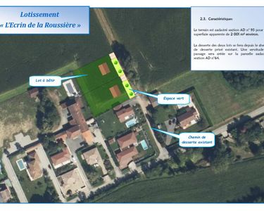 Terrain 900 m² Saint Andre De Corcy