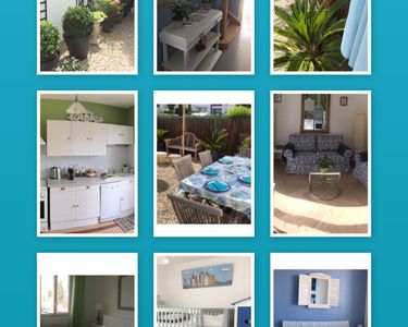 Nouveau: Maison meublée hyper centre ville Royan 4 ch jardin garage disponible sept - juin 25