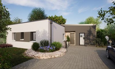 Projet de construction d'une maison neuve de 110.57 m² avec terrain à GIVRAND (85) 