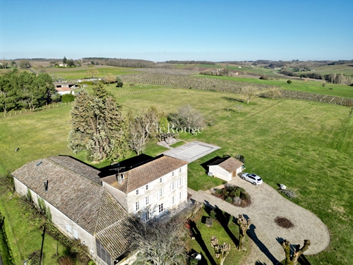 Une magnifique résidence de campagne de 6 chambres et 5 salles de bain à 1 heure de Bordea