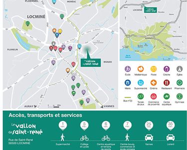 Terrain 301 m² Locmine 